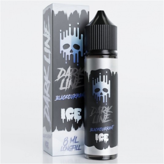 Longfill Dark Line Ice 8/60ml - Blackcurrant