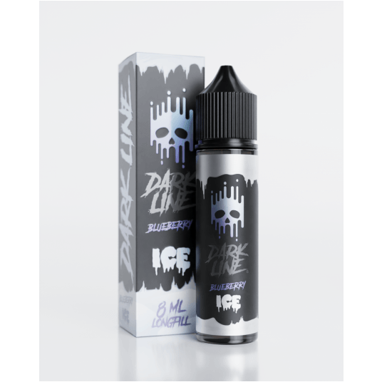 Longfill Dark Line Ice 8/60ml - Blueberry