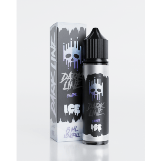 Longfill Dark Line Ice 8/60ml - Grape