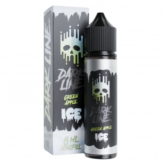 Longfill Dark Line Ice 8/60ml - Green Apple