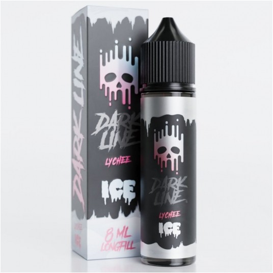 Longfill Dark Line Ice 8/60ml - Lychee