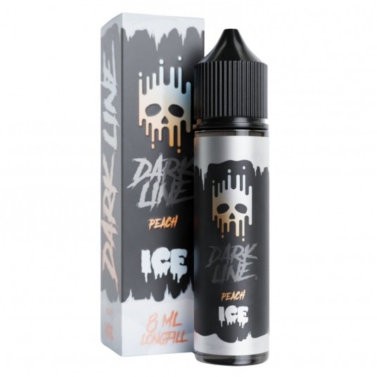 Longfill Dark Line Ice 8/60ml - Peach