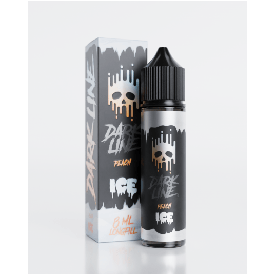 Longfill Dark Line Ice 8/60ml - Peach