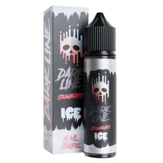 Longfill Dark Line Ice 8/60ml - Strawberry