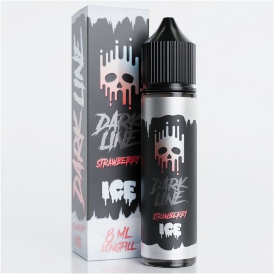 Longfill Dark Line Ice 8/60ml - Strawberry