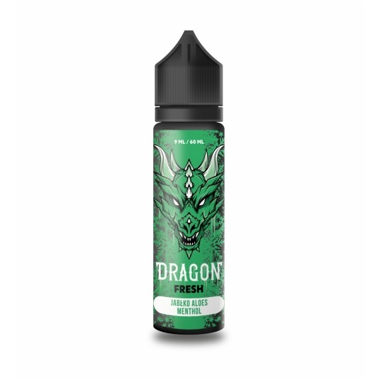 Longfill Dragon Fresh 9/60 - Jabłko Aloes Menthol