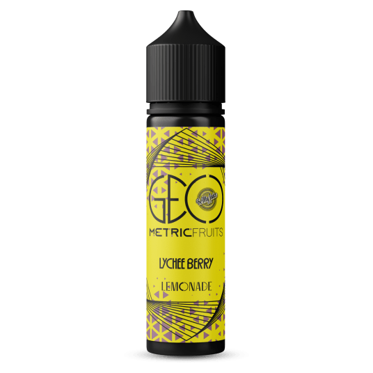 Longfill Geometric Fruit 10/60 Lychee Berry Lemon.