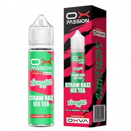 Longfill OX Passion 10/60 Straw Razz Ice Tea