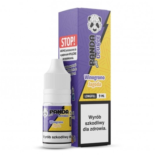 Longfill Panda Double 9ml Winogrono Jagoda