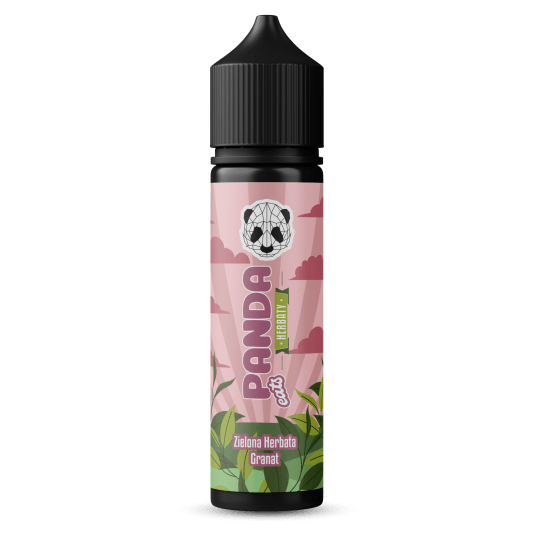 Longfill Panda Herbaty 10/60 - Zielona Herbata & Granat
