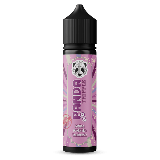 Longfill Panda Tripple 10/60 - Malina & Poziomka & Truskawka