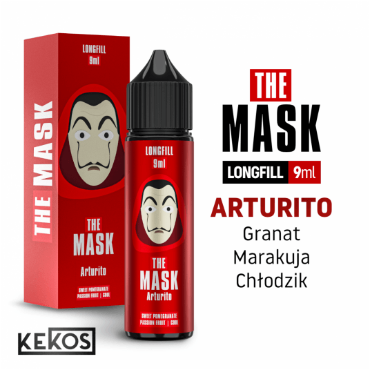 Longfill The Mask 9/60ml Arturito - Sweet pomegranate Passion fruit Cool