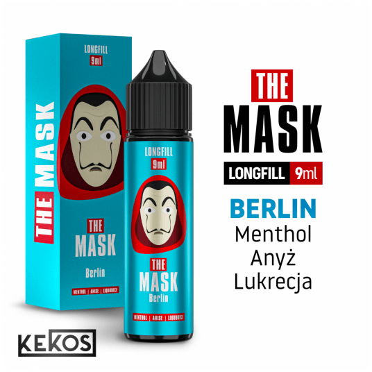 Longfill The Mask 9/60ml Berlin - Menthol Anise Liquorice
