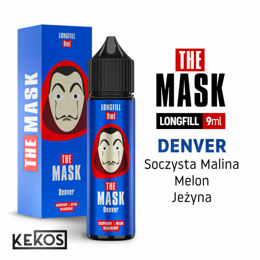 Longfill The Mask 9/60ml Denver - Raspberry Melon Blackberry