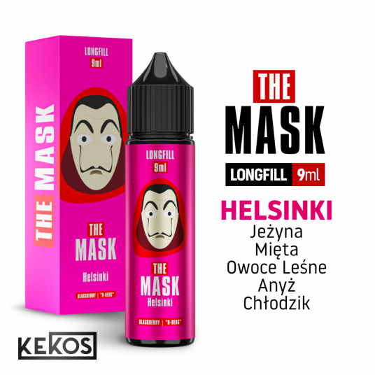 Longfill The Mask 9/60ml Helsinki - Blackberry H-Berg