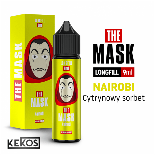 Longfill The Mask 9/60ml Nairobi - Lemon sorbet