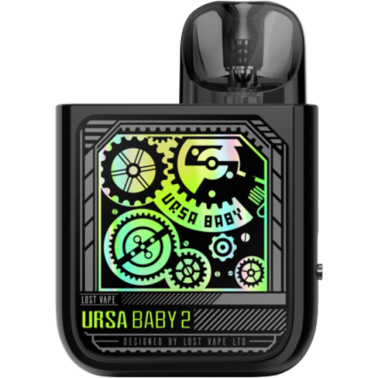 POD Lost Vape Ursa Baby 2 - Pop Black x Time Gear