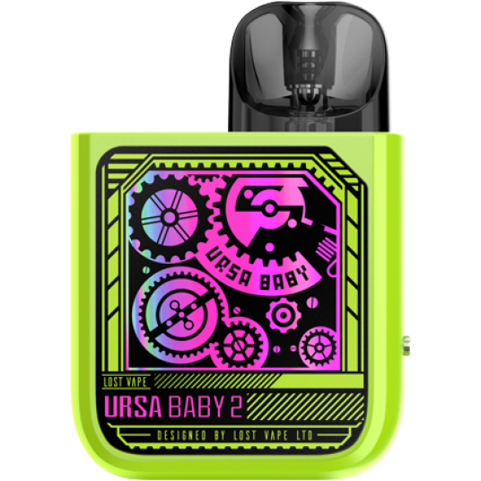 POD Lost Vape Ursa Baby 2 - Pop Green x Time Gear