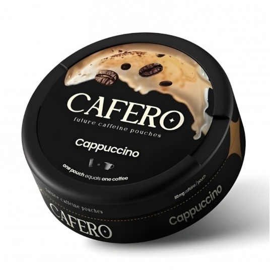Saszetki kofeinowe CAFERO Cappuccino 80mg