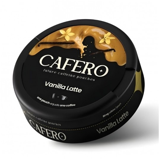 Saszetki kofeinowe CAFERO Vanilla Latte 80mg