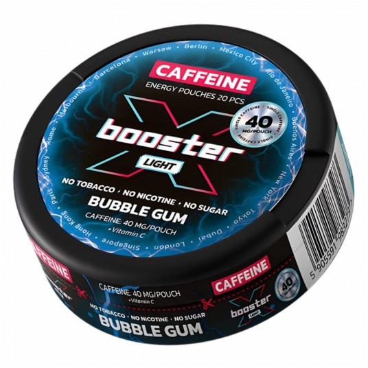 Saszetki kofeinowe X-Booster Bubble Gum 40mg