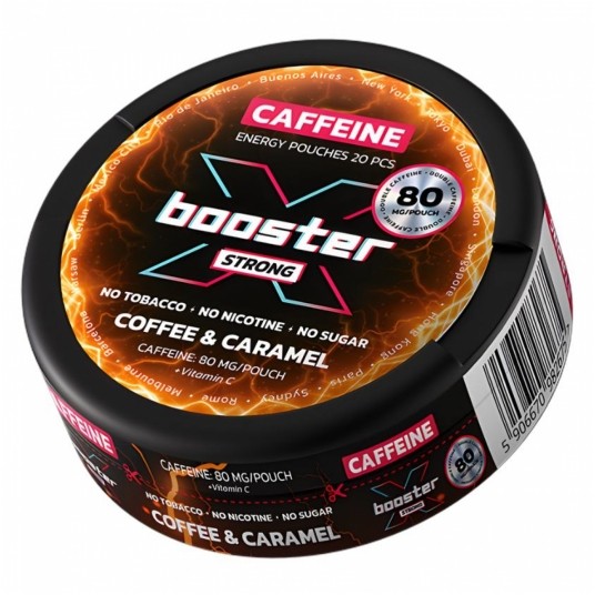 Saszetki kofeinowe X-Booster Coffe Caramel 80mg