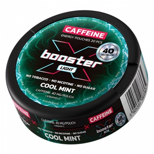 Saszetki kofeinowe X-Booster Cool Mint 40mg