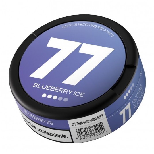 Saszetki nikotynowe 77 Blueberry Ice 10,4mg