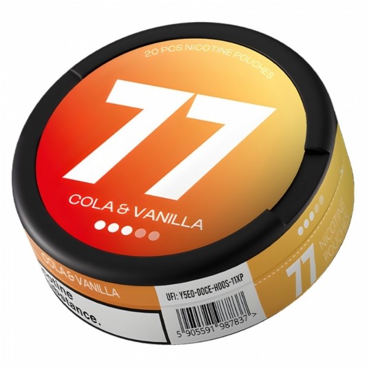 Saszetki nikotynowe 77 Cola Vanilla 10,4mg