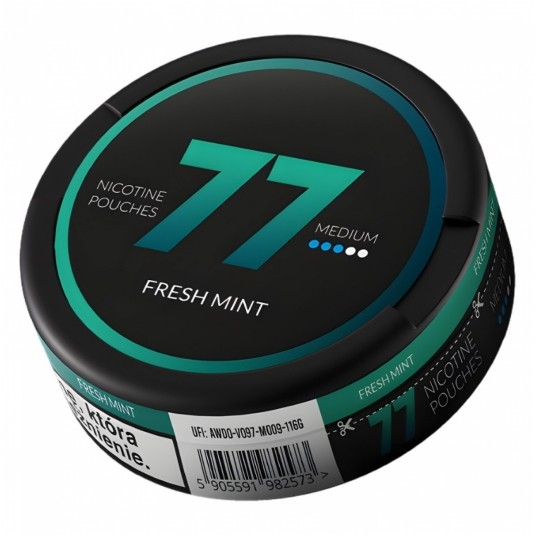 Saszetki nikotynowe 77 Fresh Mint 10,4mg