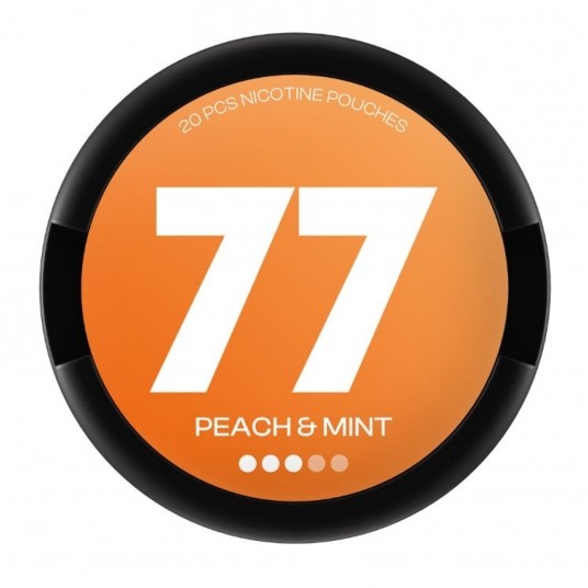 Saszetki nikotynowe 77 Peach Mint 10,4mg