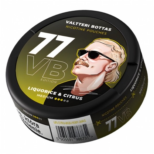 Saszetki nikotynowe 77 VB Mini Liquorice Citrus 20mg