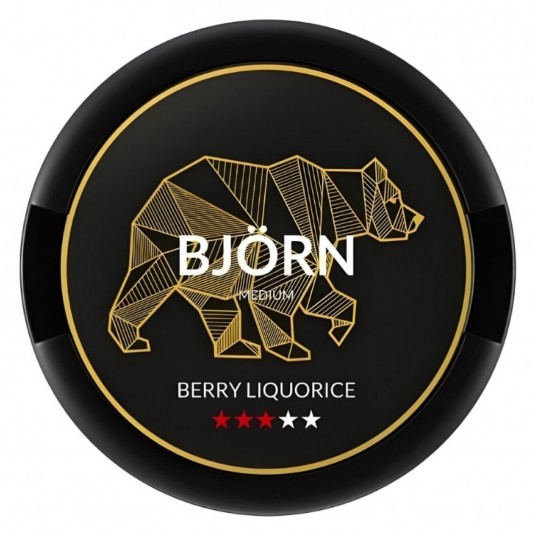 Saszetki nikotynowe BJORN Berry Liquorice 9,1mg
