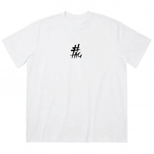 T-shirt biały #TAG rozmiar XL