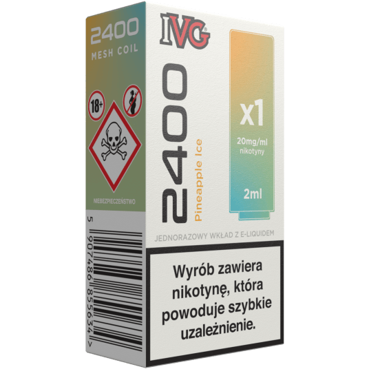 Wkład IVG 2400 Pod 20mg - Pineapple Ice 2ml