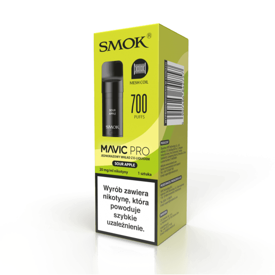 Wkład Smok Mavic Pro 2ml - Sour Apple 20mg