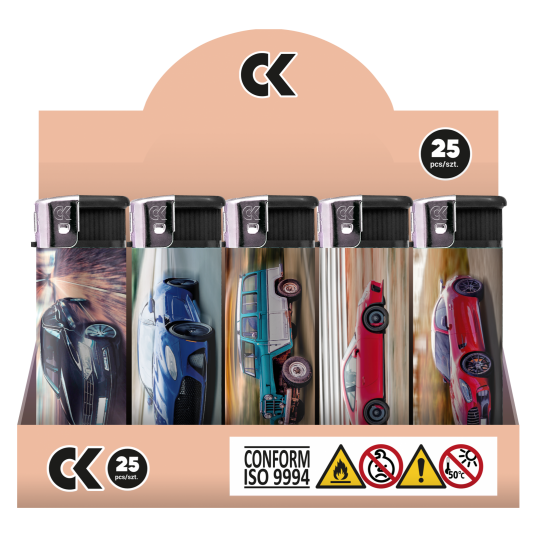 Zapalniczka piezoelektryczna #CK6ST Car Road F22 50 szt.