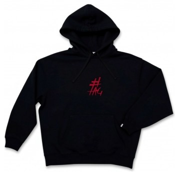 Bluza z czerwonym haftem #TAG rozmiar L