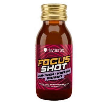 Flavourtec Focus Shot Żeń-szeń Kofeina Granat 60ml
