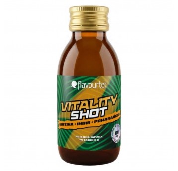 Flavourtec Vitality Shot Kofeina Imbir Pomarańcza 100ml