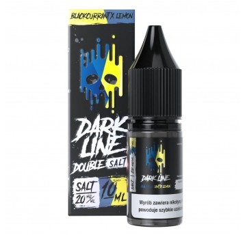 Liquid Dark Line Double Salt 10ml Blackcurrant Lemon 20mg