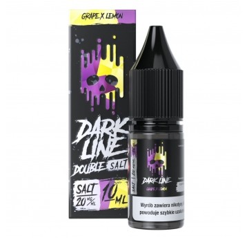 Liquid Dark Line Double Salt 10ml - Grape Lemon 20mg
