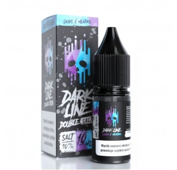 Liquid Dark Line Double Salt 10ml - Grape Menthol 10mg