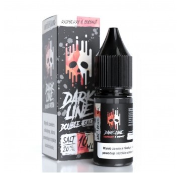 Liquid Dark Line Double Salt 10ml Raspberry Coconut 20mg