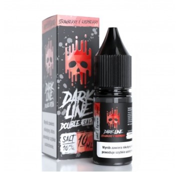 Liquid Dark Line Double Salt 10ml - Strawberry Raspberry 10mg