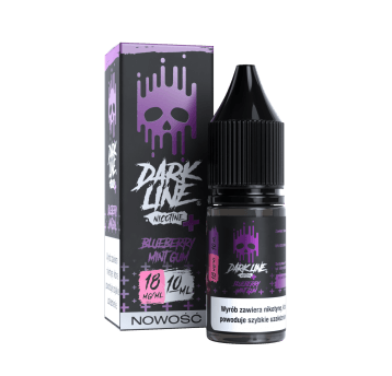 Liquid Dark Line Nicotine+ 10ml Blueberry Mint Gum 18mg