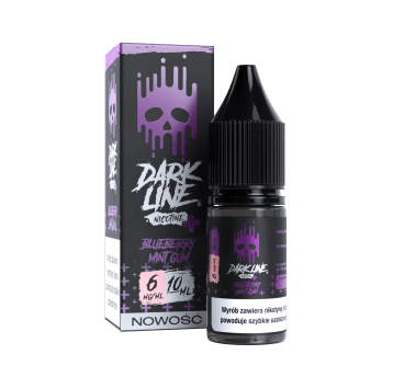 Liquid Dark Line Nicotine+ 10ml Blueberry Mint Gum 6mg