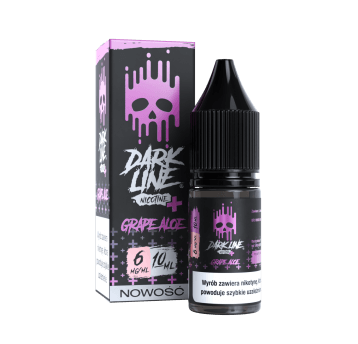 Liquid Dark Line Nicotine+ 10ml Grape Aloe 6mg