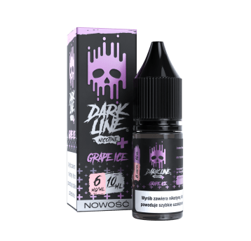 Liquid Dark Line Nicotine+ 10ml Grape Ice 6mg