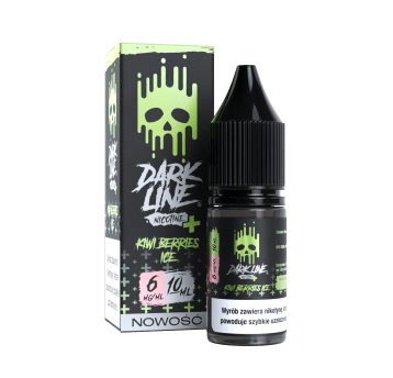 Liquid Dark Line Nicotine+ 10ml Kiwi Berries Ice 6mg